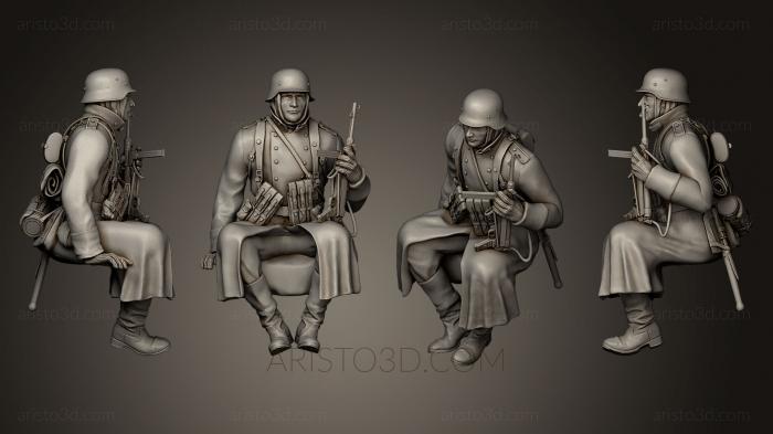 Military figurines (STKW_0136) 3D model for CNC machine